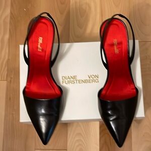 Diane VonFurstenberg 2.5 inch heels